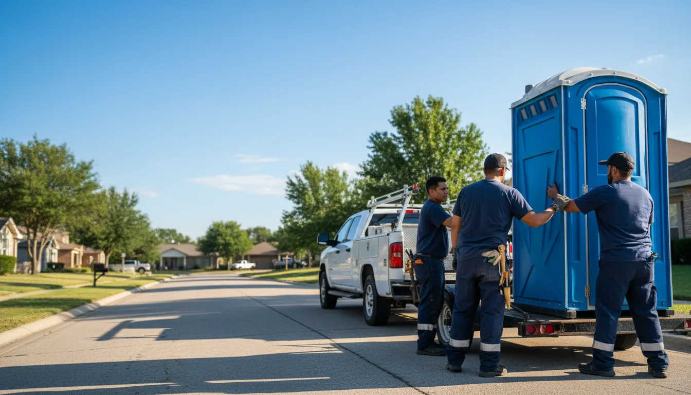 Portable Toilet Rental in Highland Village, TX near me